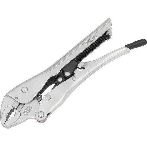 Draper 07101 Curved Jaw Auto Locking Pliers, 175mm (1/2)