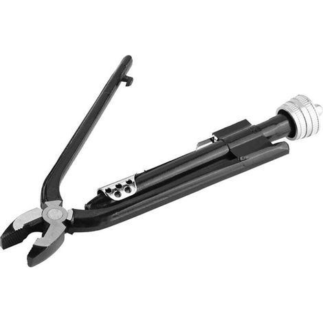 pair Pince à torsader les fils de 6 pouces, pince a rivet, torsade de fil de sécurité en acier à haute teneur en carbone avec ressort de rappel et mâchoires de verrouillage (1/4)