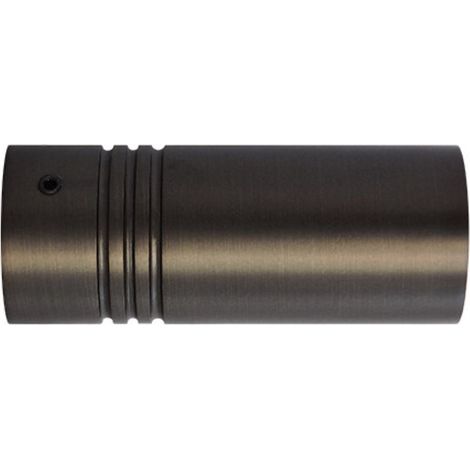 2PZ TERMINALE DECORATIVO D.25MM COL.OTTONE ANTICO (1/2)
