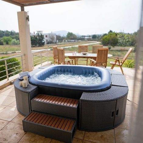 Piscina spa gonfiabile 6 posti Tekapo 185x185 cm MSpa