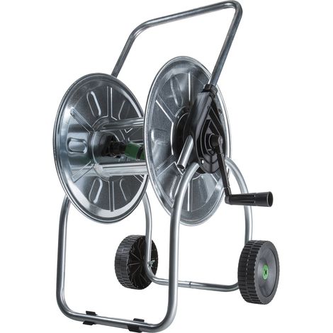 Rehau Comfort Schlauchwagen 50m aus Metall - ohne schlauch, Stahl vollverzinkt (1/2)