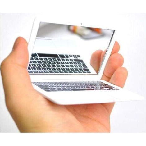 Miroir de poche pour ordinateur portable, miroir en verre fantaisie 2,6 x 3,7 pouces pour ordinateur portable (1/5)