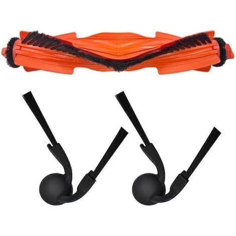 Lot de 3 brosses rotatives principales et latérales de rechange pour aspirateur robot Xiaomi S40 / OV81