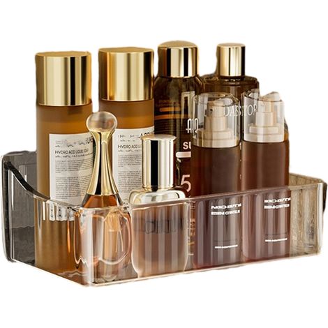 Boîte de rangement adhésive murale, petite, sans perçage, pour salle de bain, garde-manger, cuisine, buanderie, cellier, intérieur de porte de placard - Transparente