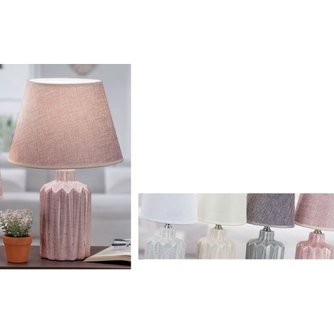 Lampada da Mobile con base in ceramica eydo 39,5 cm Vari Colori