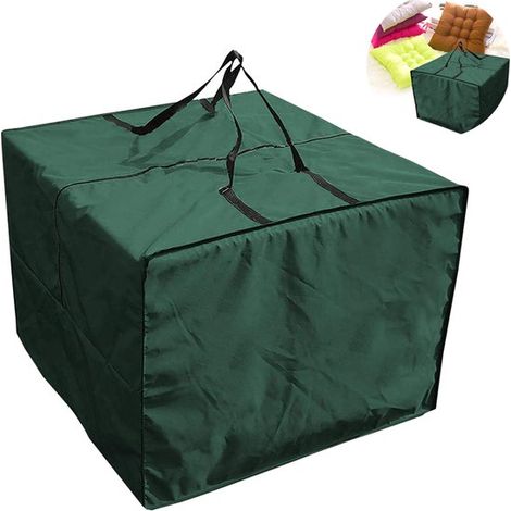 Bolsa de almacenamiento, Bolsa de almacenamiento de tela Oxford, Bolsa de almacenamiento impermeable, ropa y cojines, 818161 cm, Verde (1/5)