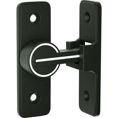 Verrou de porte intérieure sans perçage à lueur nocturne, loquet de porte pour salle de bain, serrure à cliquet pour porte d’entrée, loquet ancien apparent pour porte deng ALOVEZ