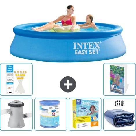 Intex Piscine Easy Set Ronde - 244x61 cm - 7-pièces S224 (1/5)