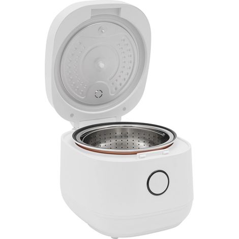 Mini cuiseur à riz, multicuiseur 5 litres, cuiseur à riz pour 5-8 personnes, avec présélection 24 heures, intérieur