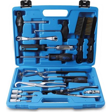Kit de Maintenance et Montage de Freins 15 pcs - Outils Complets et Pratiques, Acier, Pro - D-Work