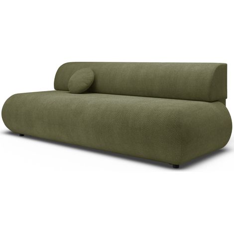 Selsey Armone – 3-Sitzer Sofa mit Schlaffunktion, Chenille, Olivgrün