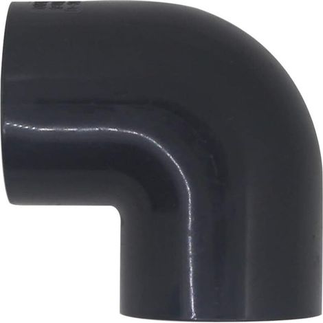 Manchon coude 90 pvc 20 25 32 40 50 63 75 90 110mm raccord pression pvc PN16