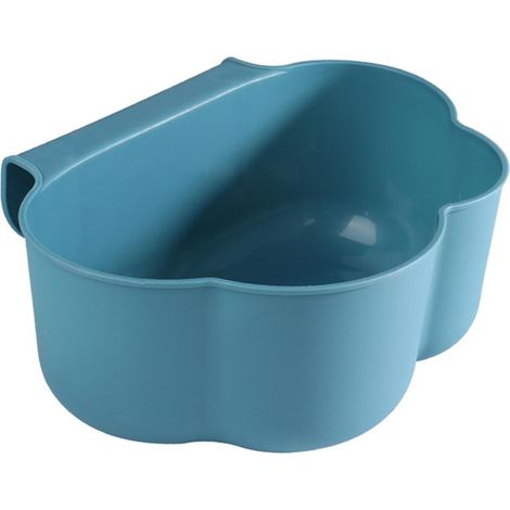 Ensemble de 2 poubelles murales bleues en forme de nuage pour la maison et le bureau (1/5)