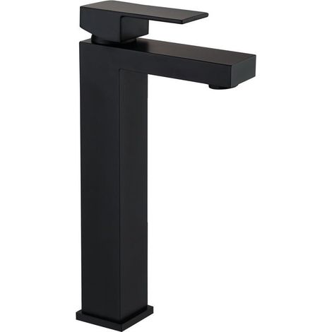 Mexen Cube hohe Waschtischarmatur, Schwarz - 72910-70 (1/2)