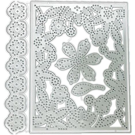 Blumenrahmen-Stanzformen, DIY-Stempel, Bastelarbeiten, Scrapbooking, Fotoalbum