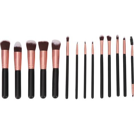 14 brosses de maquillage, pinceau blush, pinceau fard à paupières, outils légers polyvalents pour usage quotidien (1/5)