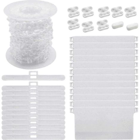 jeu de poids et chaînettes pour stores verticaux, kit de réparation, accessoires pour stores, 8,7 x 5 cm, SZRH A-GB (1/3)