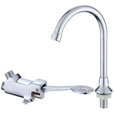 Pédale robinet salle de bain évier robinet ensemble laboratoire médical pédale évier robinet Kit accessoires 1pcs (1/5)