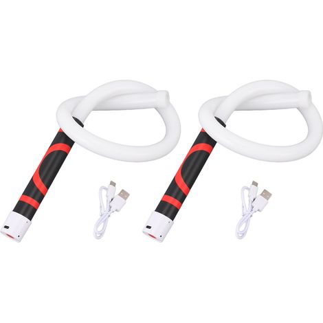 Bâton lumineux LED Flexible, 29.5 pouces, 800lm, 3 Modes de luminosité, Rechargeable, pliable, pour l'entretien mécanique et la réparation automobile, 2 pièces (1/5)