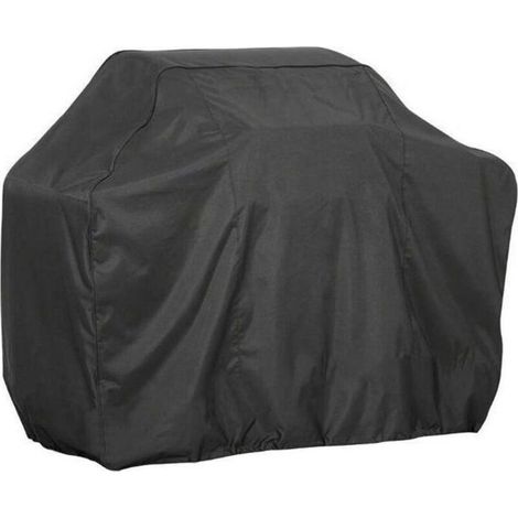 Waterproof BBQ cover - 145 x 61 x 117 cm - Black