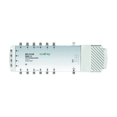 Axing SPU 512-05 SAT multiswitch Ingressi (Multiswitch): 5 (4 satellitare / 1 terrestre) Numero utenti: 12 compatibile (1/2)