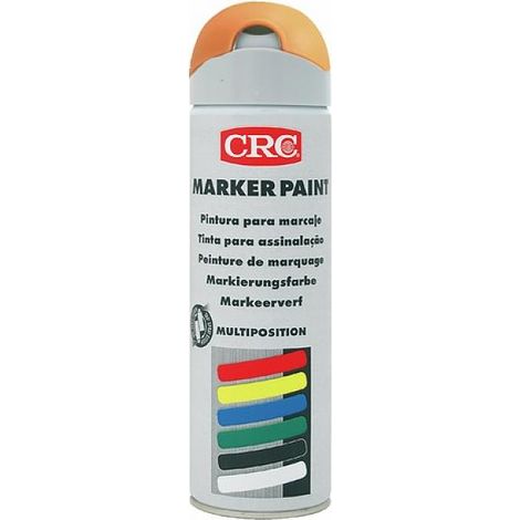 CRC Signierspray MARKER PAINT, 500 ml, Markierfarbe: OR