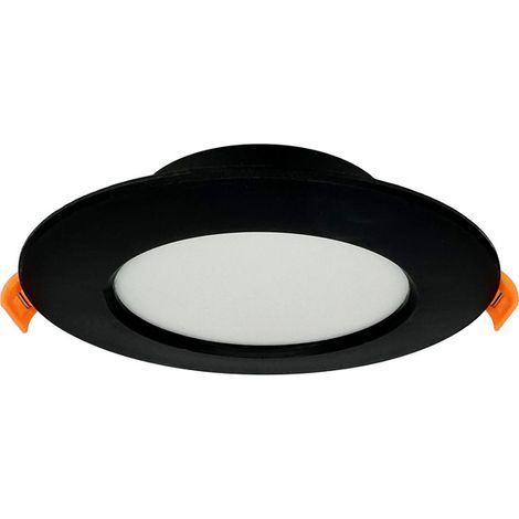 Spot de plafond LED encastré ALEXIS 6W 510lm IP20 CCT rond noir HOROZ (1/5)