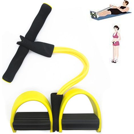 Elastic resistance band pull rope for stretching arms, legs, and abdomen
