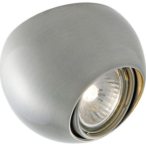 Eglo Plafoniera GU10, Argento [Classe di efficienza energetica E] (1/2)