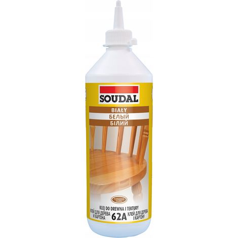 Colle bois Soudal 62a temps ouvert 15 min résistance eau D2