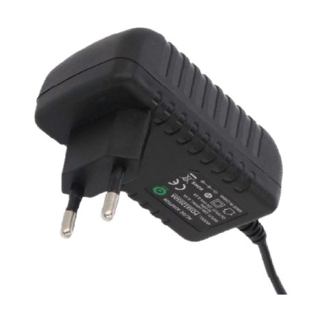 POSB09100A: POSB09100A: POSB09100A 9V/1A/9W Schwarzer, horizontaler Adapter, Netzsteckdose: CEE7/16, Gleichstromstecker: 2,1/5,5 (+)