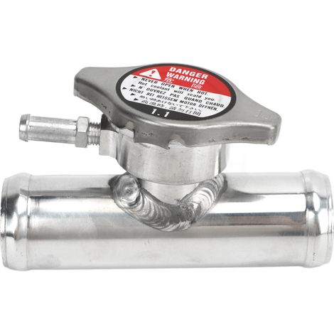 Bouchon de remplissage de durite de radiateur avec bouchon 16PSI, 32mm 1-1/4in OD, aluminium T6061 poli, pour automobiles (1/5)