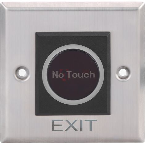 Interrupteur à capteur infrarouge, système de contrôle d'accès sans contact, bouton rétroéclairé, 12 V CC (1/5)