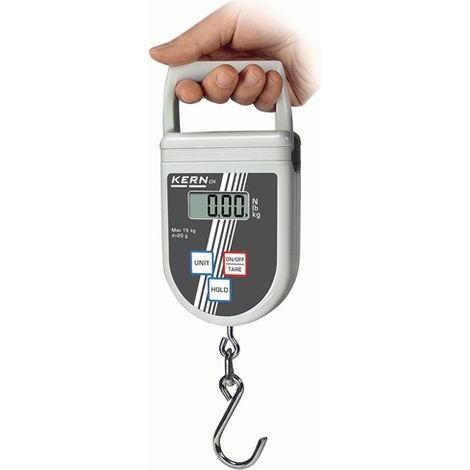 KERN Hängewaage CH 50K50 Wägebereich 50kg Ablesbarkeit 50g Hold-Funktion Maßband (1/3)