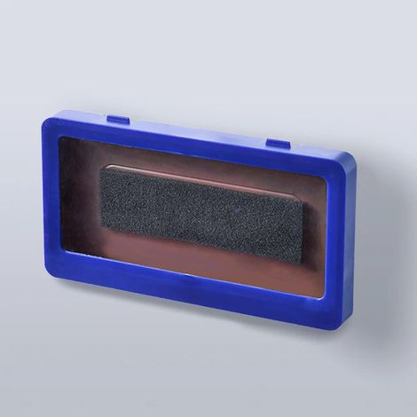 Support de téléphone salle de bain étanche maison mur coque de téléphone support boîte auto-adhésif écran tactile coque de téléphone douche étanchéité stockage bleu (1/4)