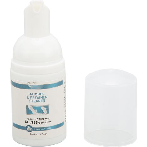 Nettoyant mousse 30ml pour appareil dentaire et gouttière, extrait de menthe rafraîchissante, élimine les taches et réduit les odeurs (1/5)