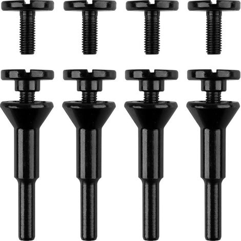 Support de mandrin de montage pour meule à tronçonner, trous de 3/8" et 1/4", lot de 4, pour meuleuse à matrice, accessoires, forets