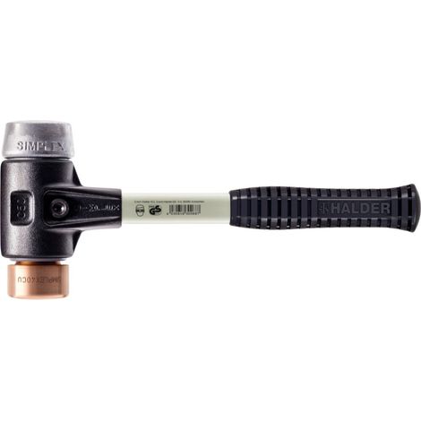 Schonhammer SIMPLEX L.300mm testa Ø 30mm acciaio fuso duro fibra/softme.si. (1/4)