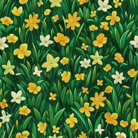 Tela decorativa para exteriores Oxford - Motivo primaveral I DX7608 (1/5)
