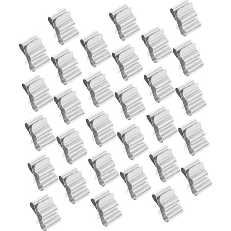 100 pièces Clips Câble Panneau Solaire Inox Attaches Fixation Résistantes pour Câbles Photovoltaïques Sous Cadre Maintien Stable pour Installation Solaire (1/5)