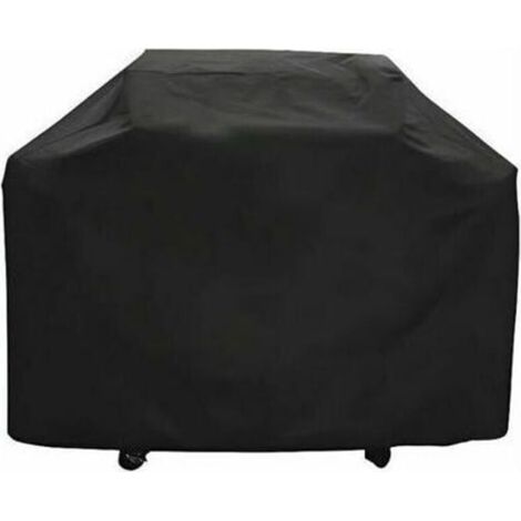 BBQ Grill Cover - UV Resistant, Waterproof, Universal Fit 170x61x117cm - Black