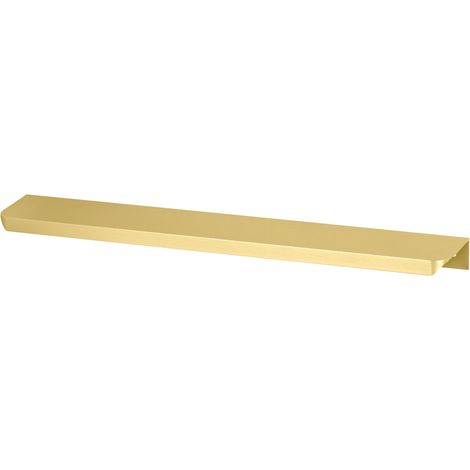 Tirador UA06R, redondo dorado. Tirador de mueble Light Loft, dorado, con borde redondeado, UA06R, 5,2 cm, 32/52 (1/5)