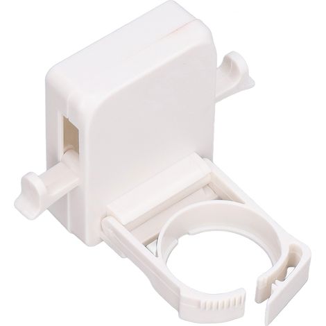 Étagère murale sans perçage pour bureau et maison, support de rangement blanc à ouverture réglable, porte-objets mural robuste (1/5)