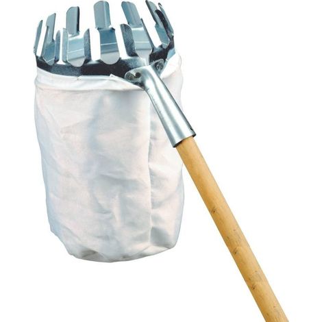 OSE – Cueille fruits Ø 155 mm – Outil de récolte compatible avec tous les manches – Sac de récupération en coton – Pour récolte efficace