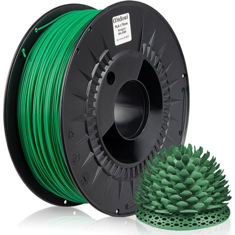 MIDORI® 3D Drucker 1,75mm PLA Filament 1kg Spule Rolle Premium Minzgrün RAL6029 (1/5)