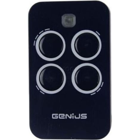 Genius – Télécommande pour motorisations – 4 canaux – Alimentation 12V – Fréquence 433.92 MHz – Émetteur mural design élégant (1/5)