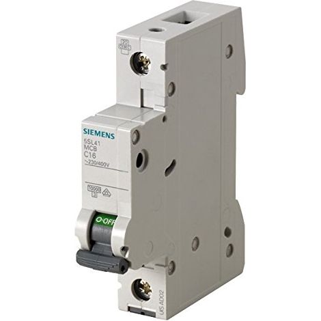 SIEMENS 5SL4? AUTOMATISCHER SCHALTER 1 P LE 10 KA CURVA-C 1 70 MM