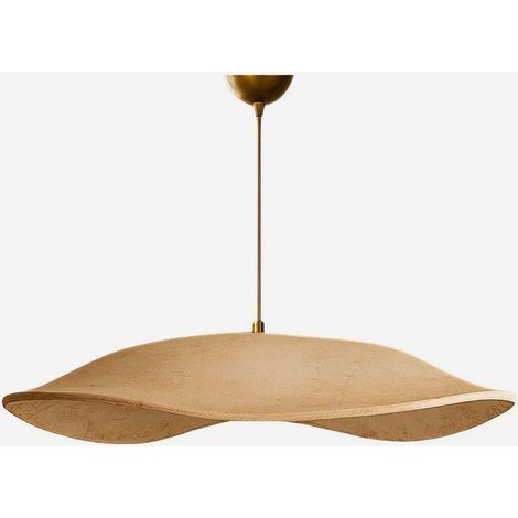 Metall Design Pendelleuchte mit Wave Lampenschirm (1/5)