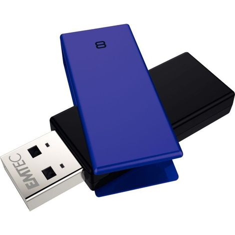 Emtec C350 Brick 2.0 lecteur USB flash 8 Go USB Type-A Noir, Violet (1/2)