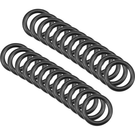 16x11x2,5mm Nitrile Caoutchouc Joints Toriques 25 Pièce Rond Noir (1/5)